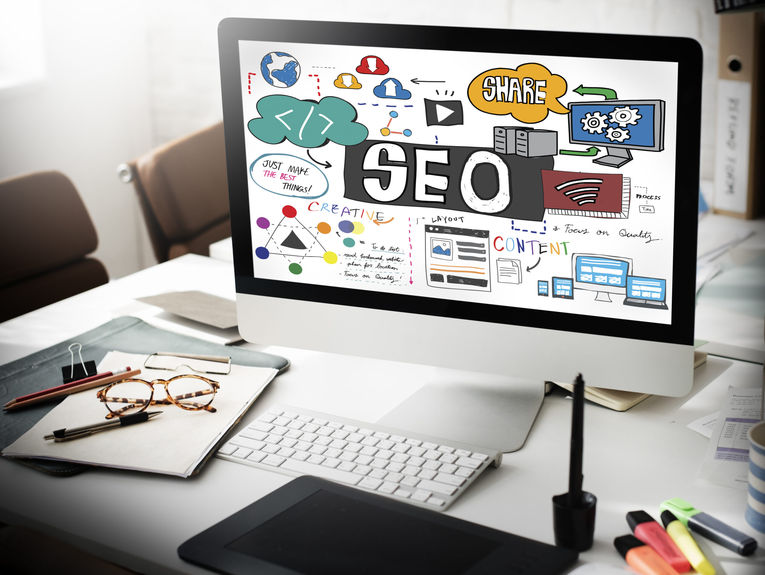 Search Engine Optimisation illistration